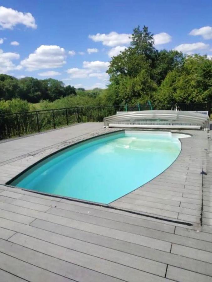 Chalet Chaleureux A Louatre Avec Piscine Partagee Exterior foto